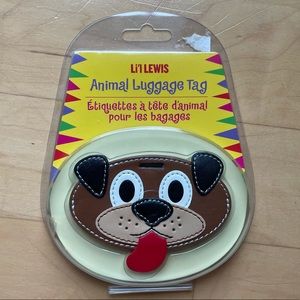NWT Animal Luggage Tag; Dog Backpack Tag; Travel